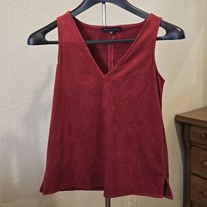 Faux Suede Tank
